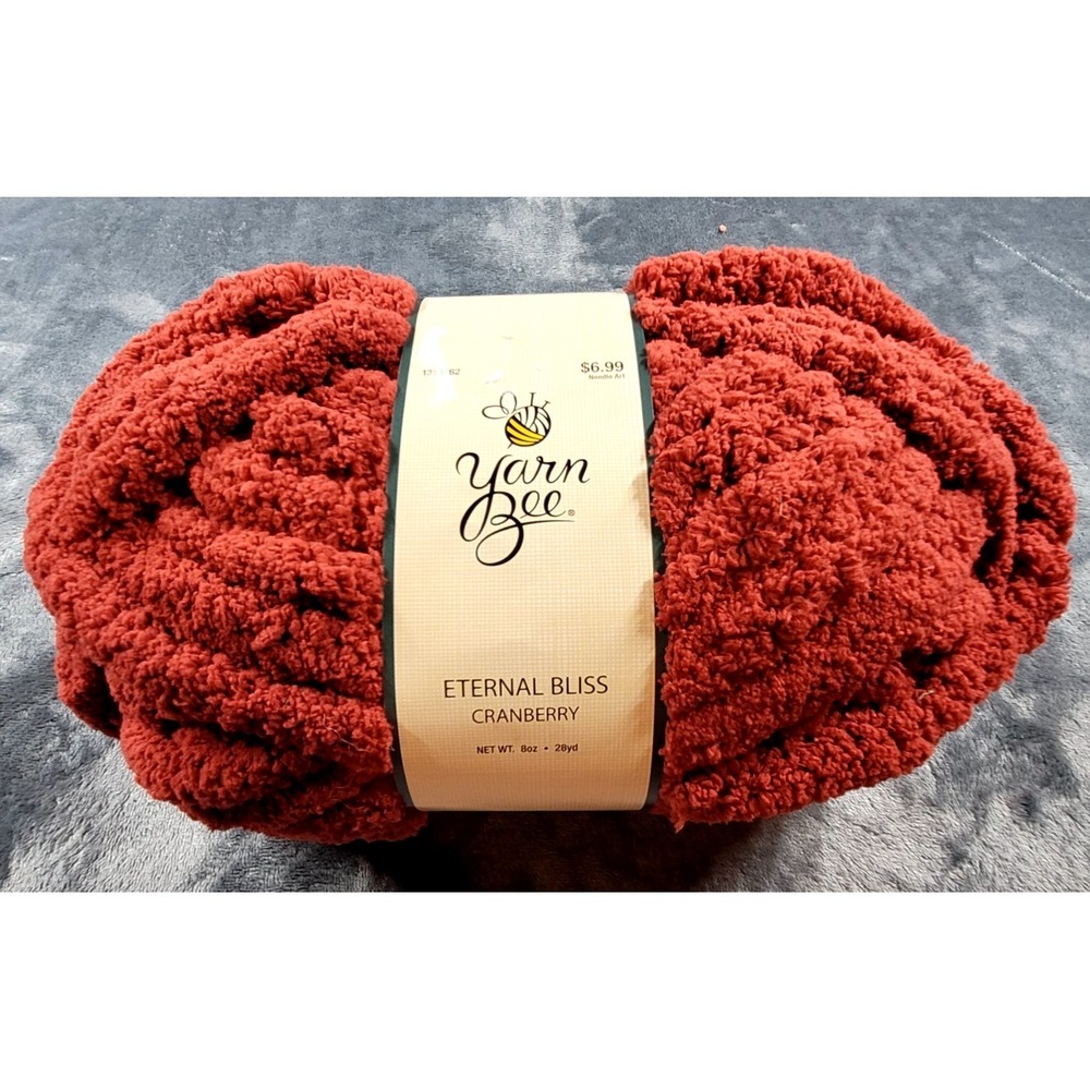 Yarn Bee Eternal Bliss Yarn Cranberry /05 8 oz 28 yrds